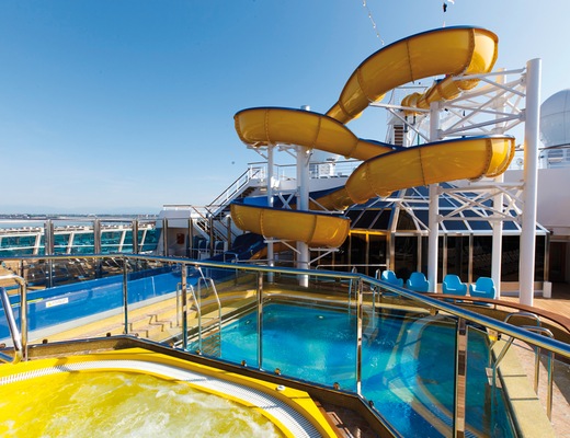 Costa Cruises Water Slide