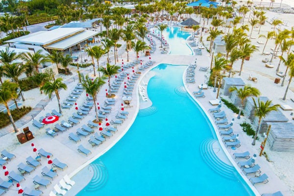 Bimini Beach Club Aerial Shot