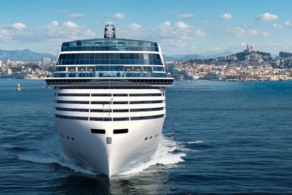 MSC World Europa sailing