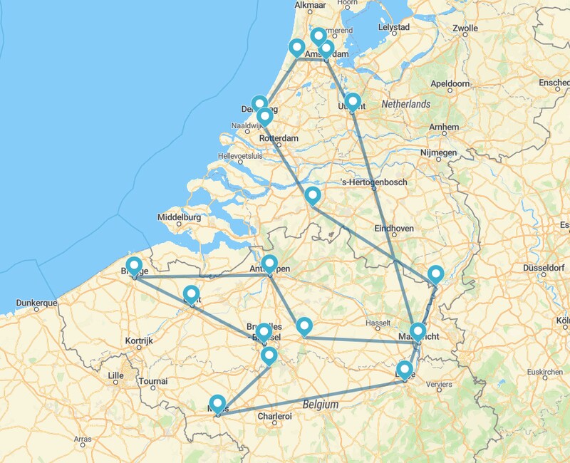 road trip holland and belgium